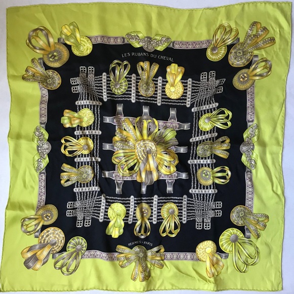 Hermes Accessories - Vintage Hermès Scarf Les Rubans Du Cheval J. Metz